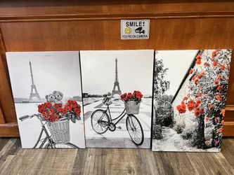 3 Piece Canvas 12x16inches