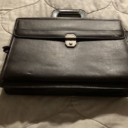 Leather Handles Briefcase 
