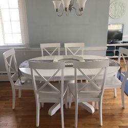 Dining Room Table 6 Chairs 