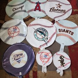 Baseball Balloons Baseball Team Decorations Angels Padres Giants Astros