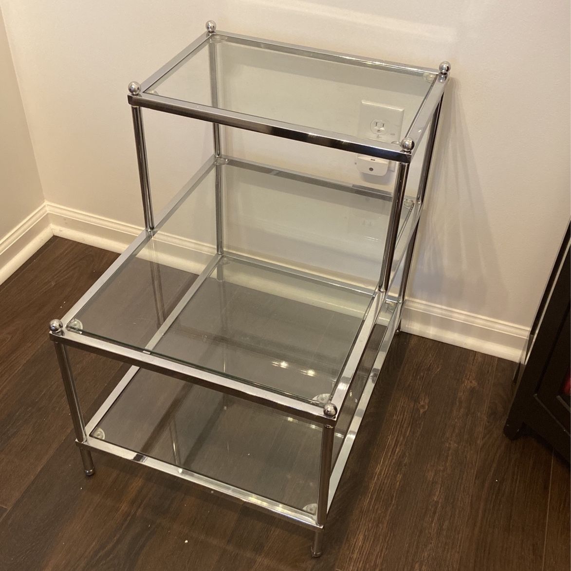 Glass Side Table