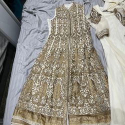 White Pakistani Dress 