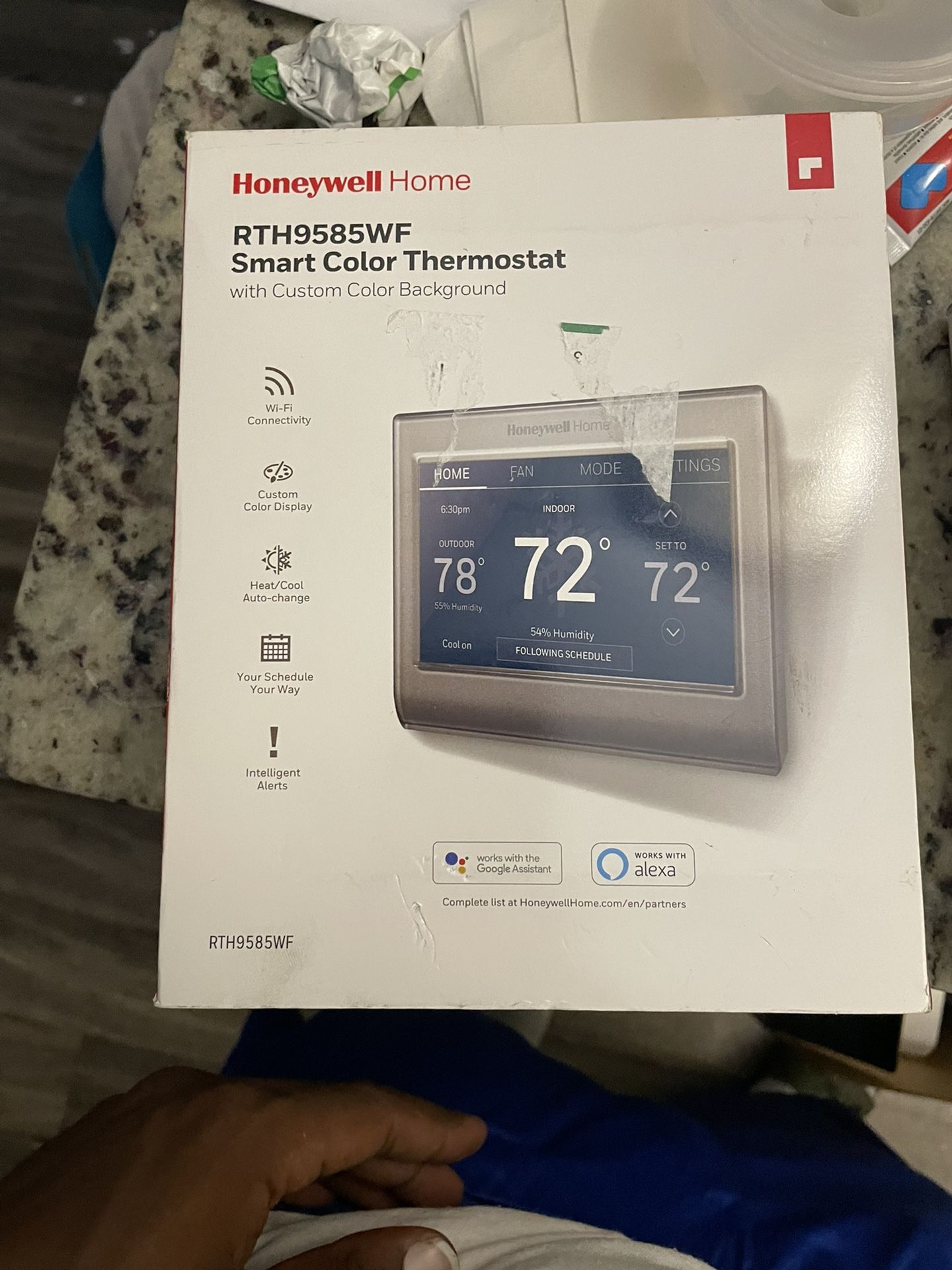 Honeywell Home Smart Color Thermostat - RTH9585WF