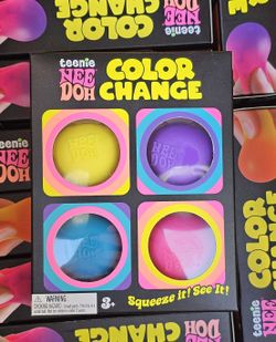 Needoh Teenie color change 4 pack