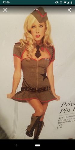 Pin Up Army Girl Halloween Costume