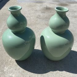 Beautiful Green Vases