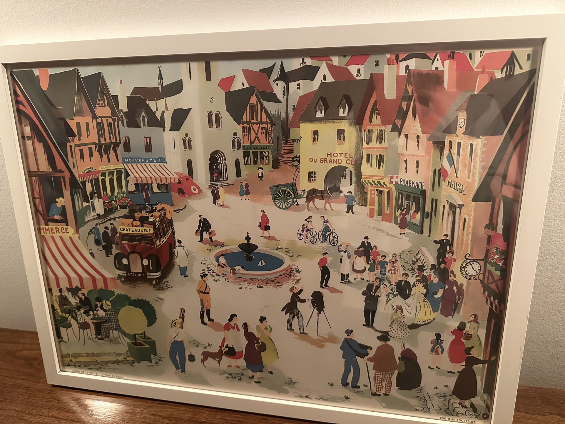 Framed Vintage Poster