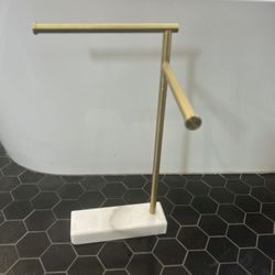 Marble Base Hand Towel Holder - Toallero De Mano