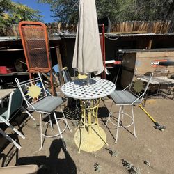 Vintage bistro set