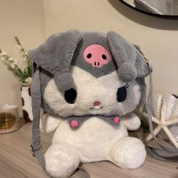 Kuromi Plushy Backpack 