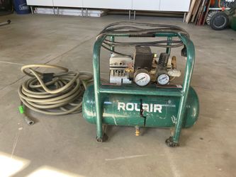 Rolair JC10A Quiet 2-Gallon Air Compressor + Hose