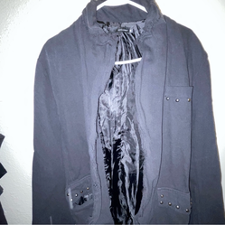 DSQUARED2 ALL BLACK REAPER STYLISH JACKET