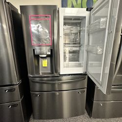 New Lg Four Door In Door Refrigerator 