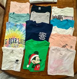 13 Woman Large Graphic Tshirts $12 Together