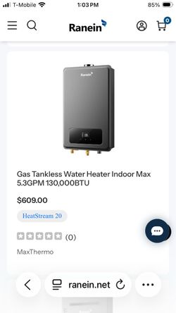 Tankless water heater