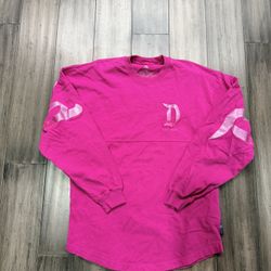 Disneyland Spirit Jersey Magenta With Glitter Sz XS