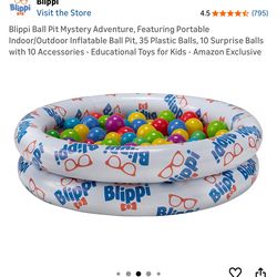 Brand New Blippi Ball Pit Mystery Adventure