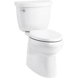 KOHLER Cimarron White Elongated Toilet