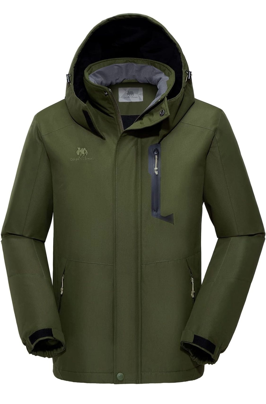 Xxl Men's Winter Jacket Windproof Ski Snow Jacket Waterproof Thicken Parka Rain Jacket Warm Puffer Coat