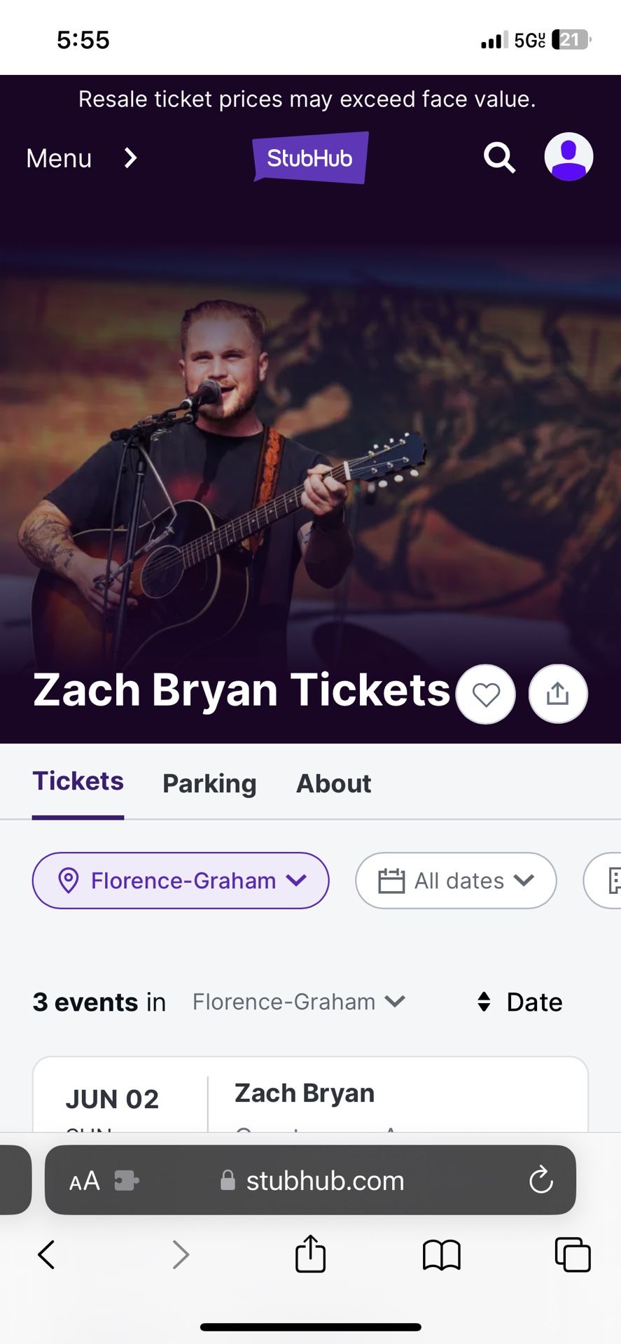 Zach Bryan Tickets