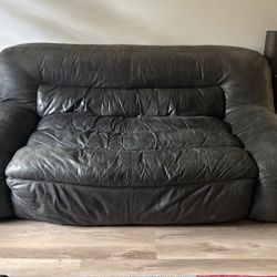 Super Comfy leather couch