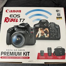 Canon Eos Rebel T7 Premium Kit