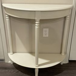 Accent Console Table - Antique White