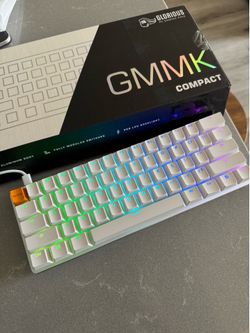 Glorious GMMK Compact Mechanical Gaming Keyboard – White