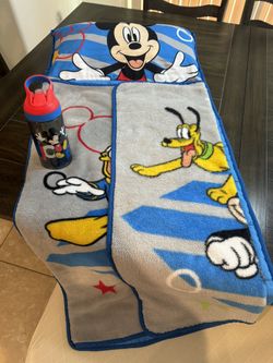Mickey Mouse Sleeping Bag , Water Bottle