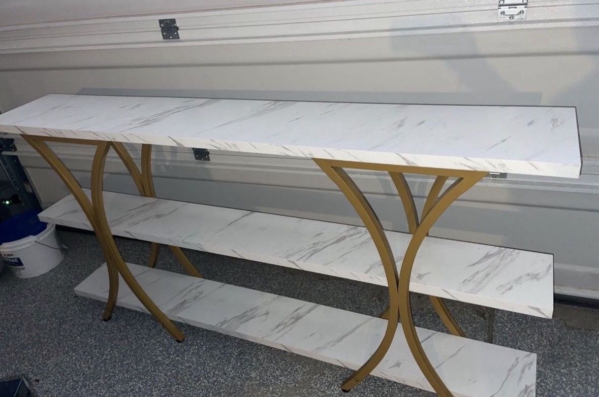 Marble Entry Table