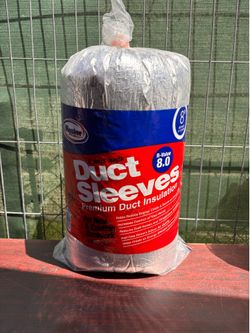 NEW 8 in. Diameter R-8 Insulated Flexible Duct Sleeve