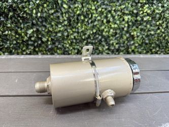 bAluminum Power Steering Fluid Reservoir Can w/Cap Universal Fit 23oz