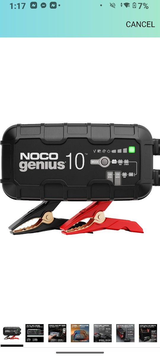 Noco Genius 10 - 10-Amp Battery Charger
