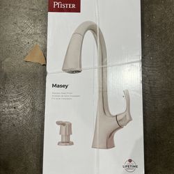 Masey 1.8 GPM Single Hole Pull Down Kitchen Faucet