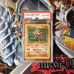 Pokemon PSA Hitmonchan Authentic 