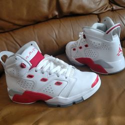 Women's/Youth Nike Air Jordan 6-17-23 White Fire Red Size 7.5