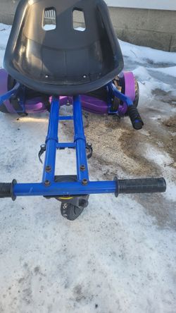 Hover Cart With A Hover Board And With Charger