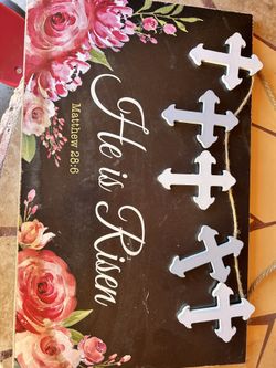 He Is Risen Sign