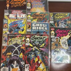 Lot Of 10 Marvel Ghost Rider Comicbooks