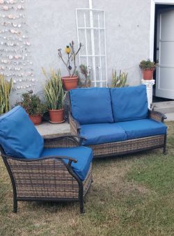 Patio Loveseat And Chair