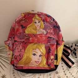 Disney Sleeping Beauty Princess Aurora 12" Backpack Purse Carry All Travel Bag