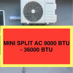 Mini Split AC 9000 BTU - 36000 BTU (Air Conditioner)