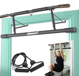 KOMSURF Pull Up Bar for Doorway, Home, Multifunctional Chin Up Bar, Portable Fitness Door Bar, Body Workout Gym System Trainer(brand new)