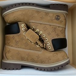 Louis Vuitton monogram timberland Boots