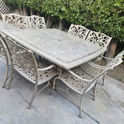 9Pc Patio Set /outdoor Dining Set/Outdoor Furniture/Cash Only 