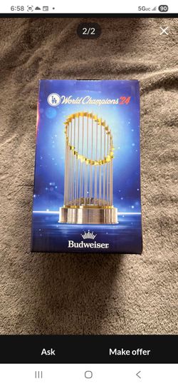 Dodgers World Series Trophy