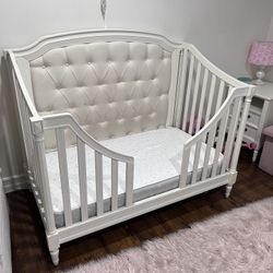 Blythe 3-In-1 Upholstered Convertible Crib