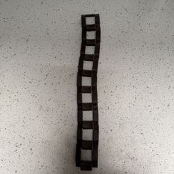 Vintage Industrial Steel Square link farm chain 15"