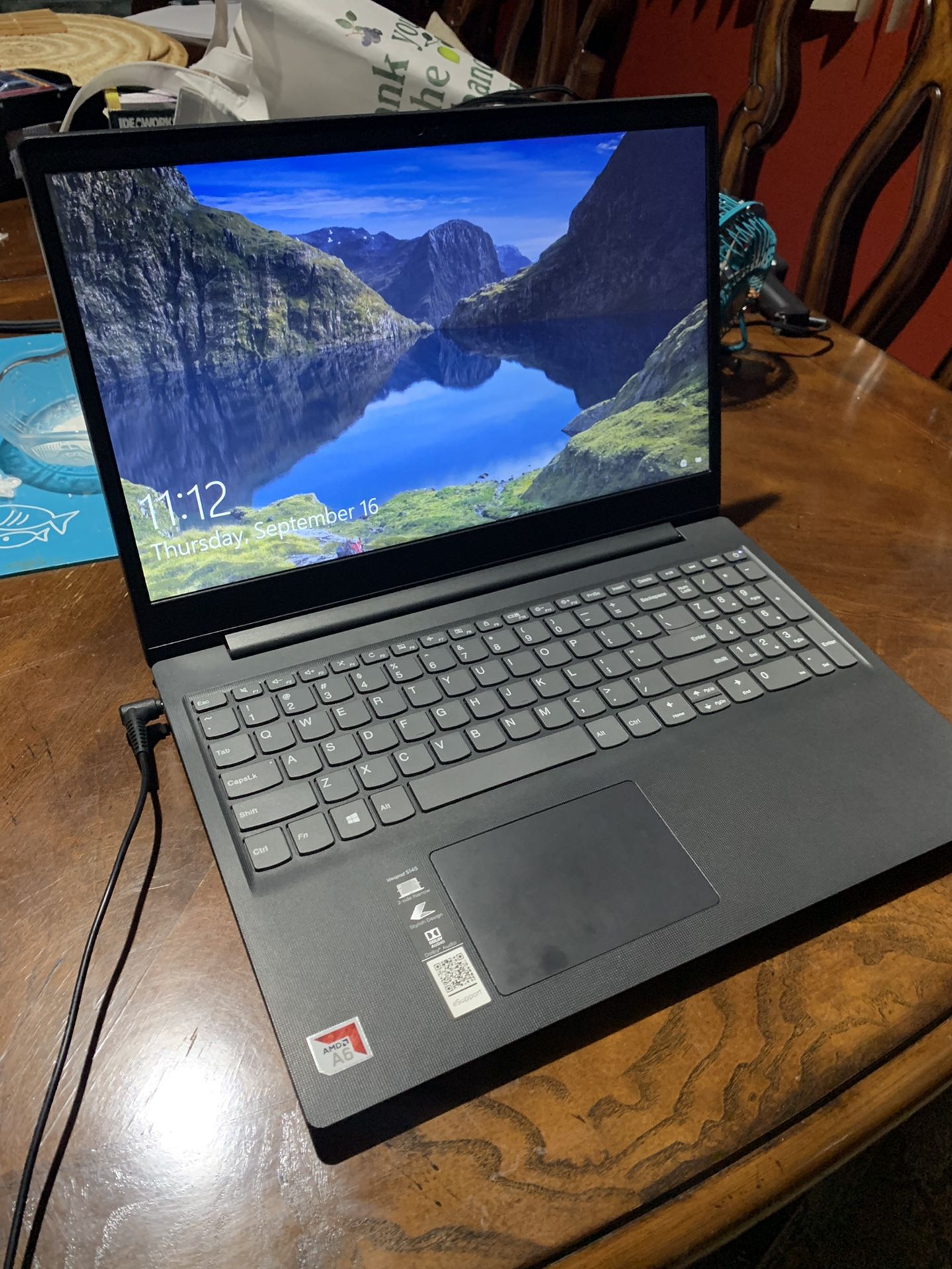 2020 Lenovo Laptop 15 With Charger 