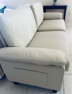 Leather Couch 83” wide